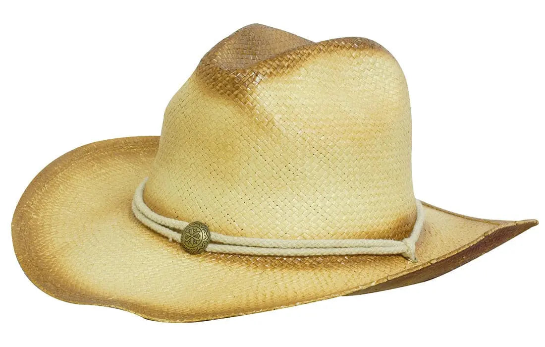 Headwear Sprayed Cowboy Hat String Band X12 - S4281 Metro Workwear.
